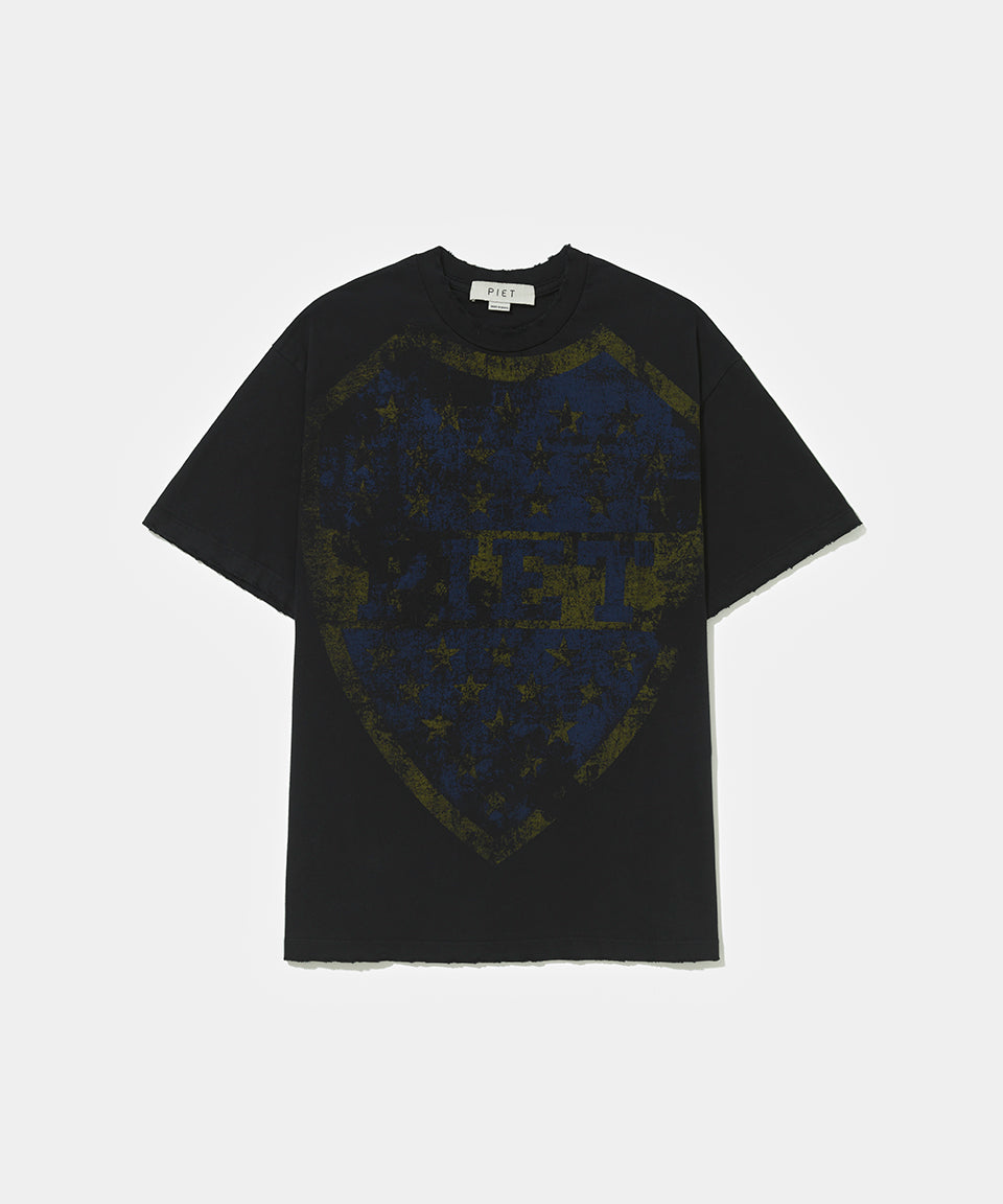 Camiseta PIET Emblem - Vintage Black