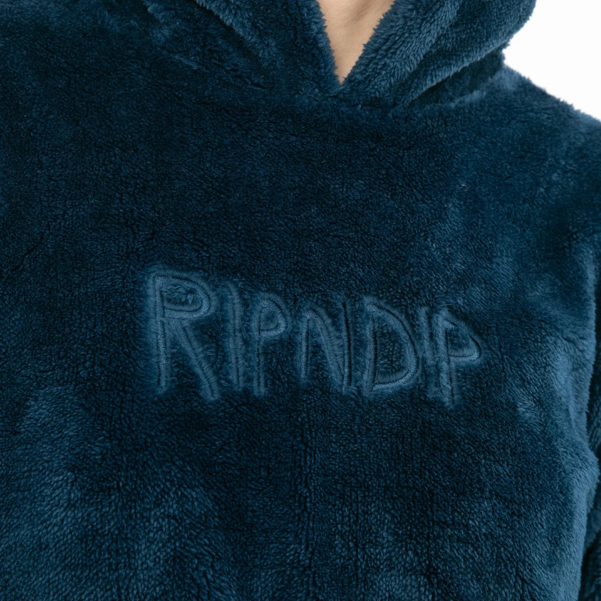 Ripndip OG Sherpa Hoodie (Navy) - Four Street