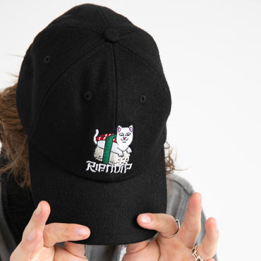 Sushi Nerm Wool Strapback (Black)
