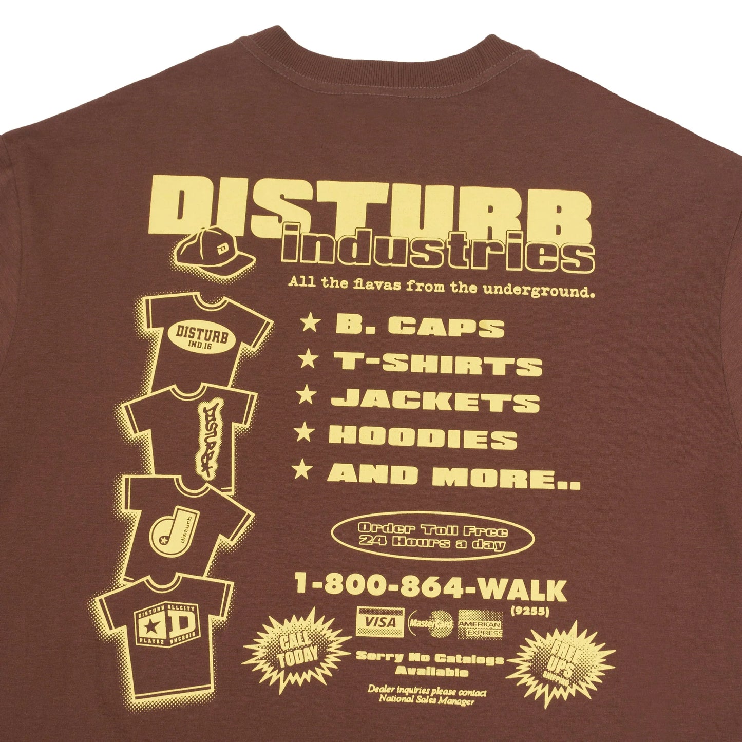Fly Market T-Shirt in Brown