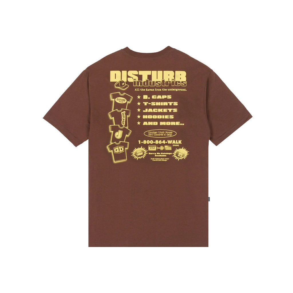 Fly Market T-Shirt in Brown - Four Street