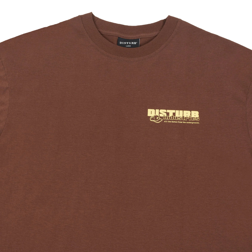 Fly Market T-Shirt in Brown - Four Street