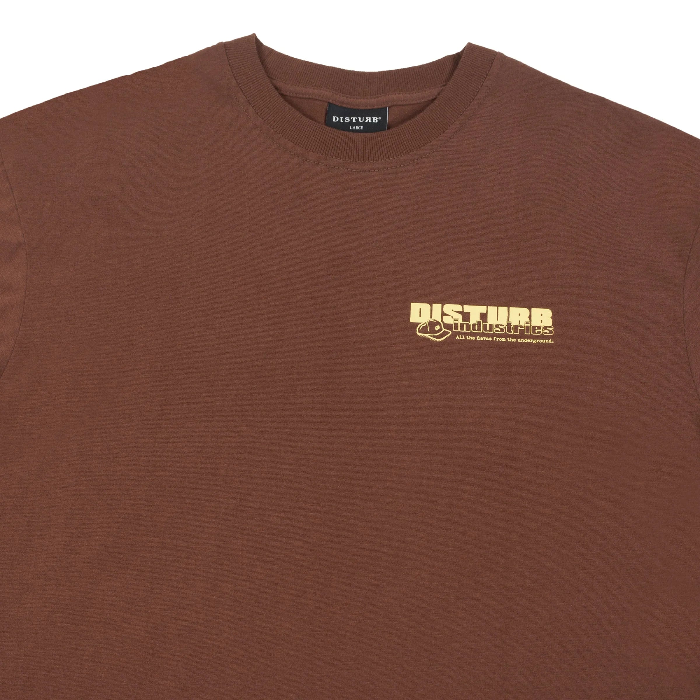 Fly Market T-Shirt in Brown - Four Street