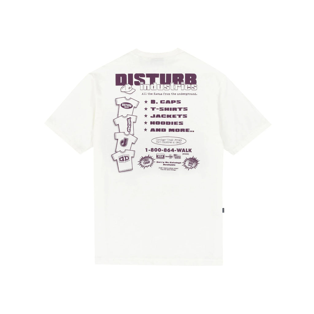 Fade Logo T-Shirt in Grey - Four Street