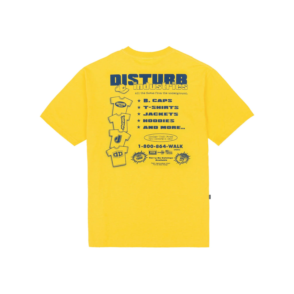 Fly Market T-Shirt in Yellow - Four Street