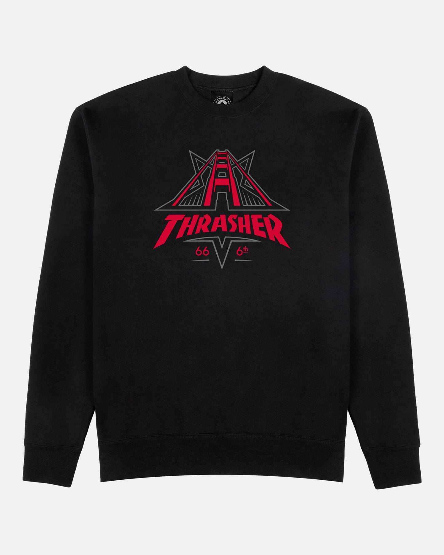 GOLDEN GATE - CREWNECK - BLACK