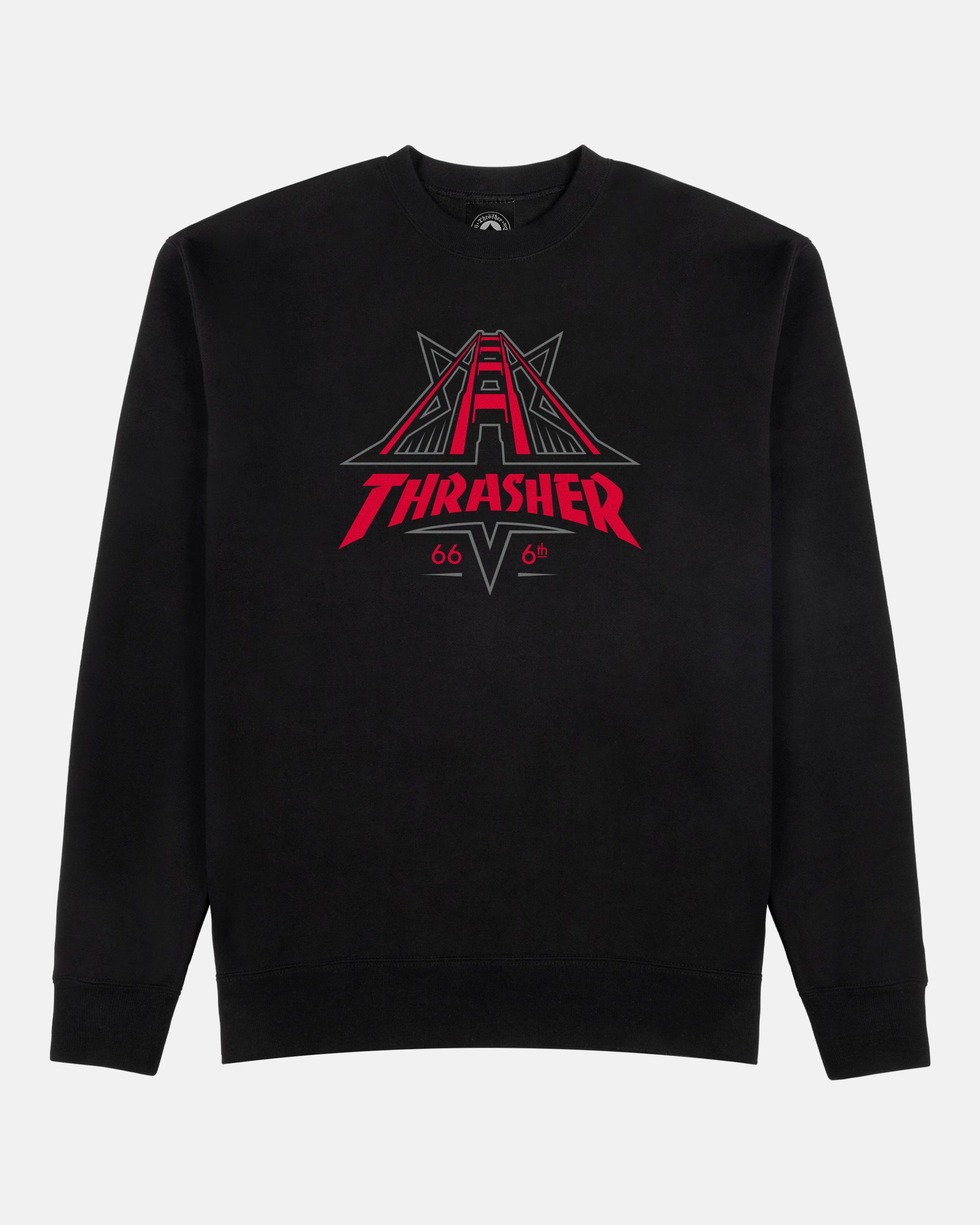 GOLDEN GATE - CREWNECK - BLACK