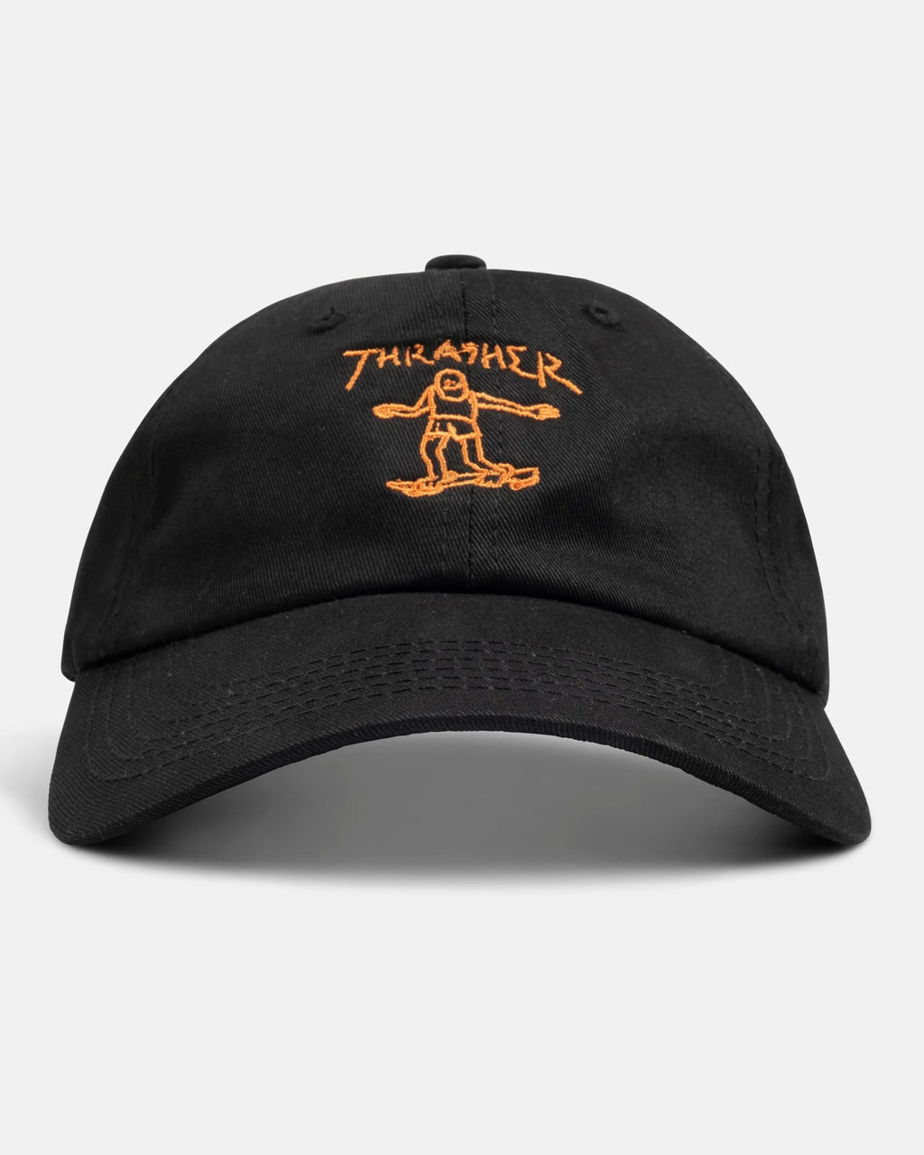 GONZ - OLD TIMER HAT - BLACK / ORANGE - Four Street