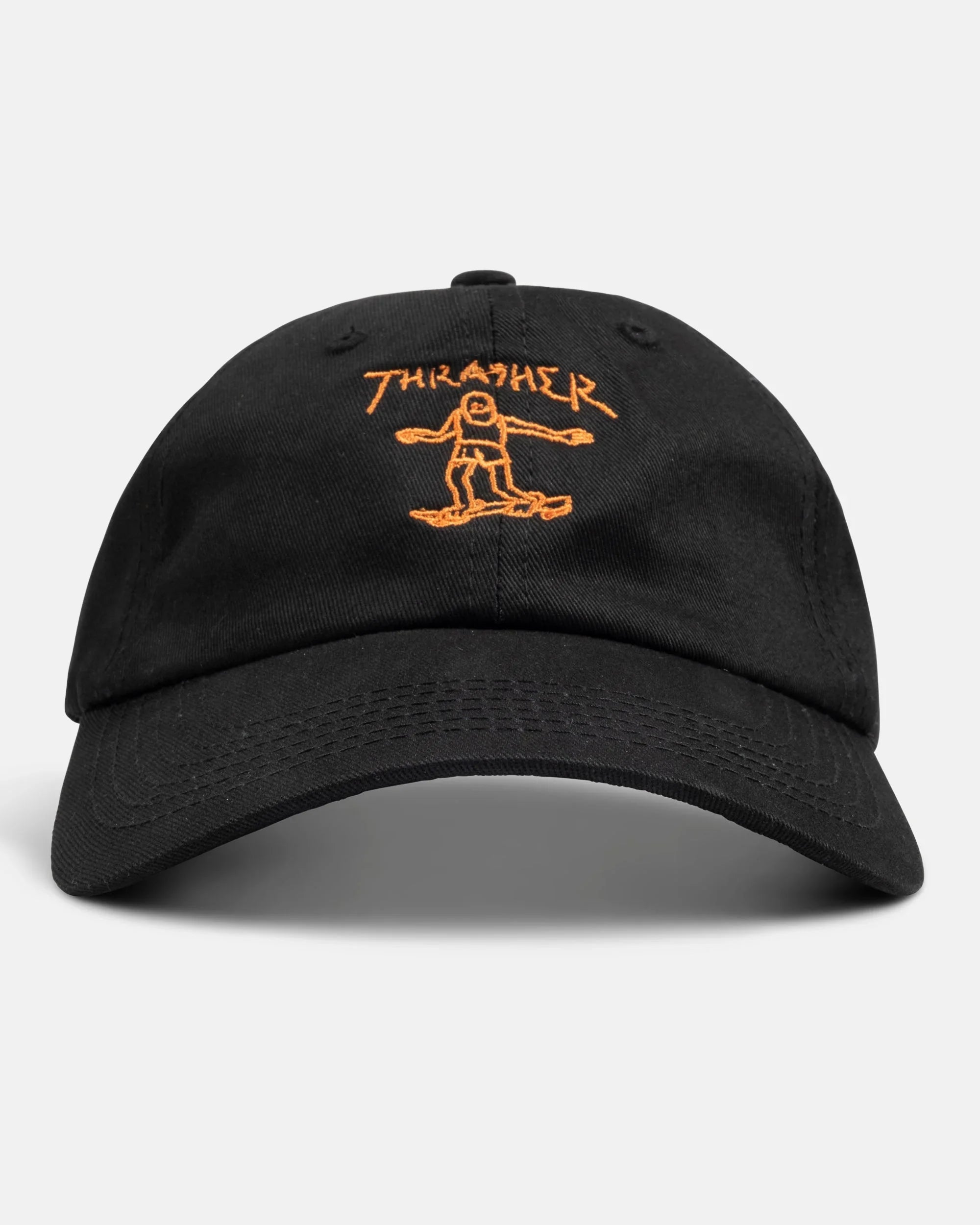 GONZ - OLD TIMER HAT - BLACK / ORANGE - Four Street
