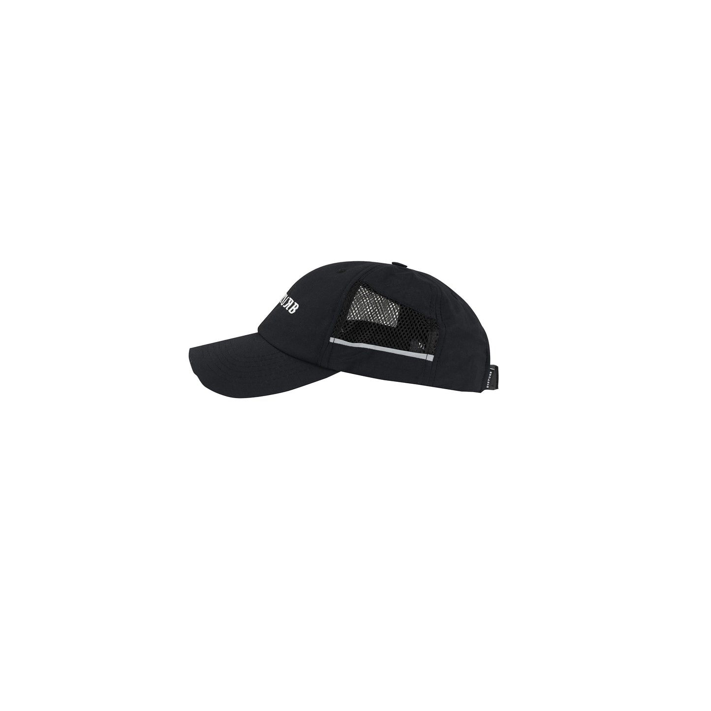 Grid Dad Hat in Black