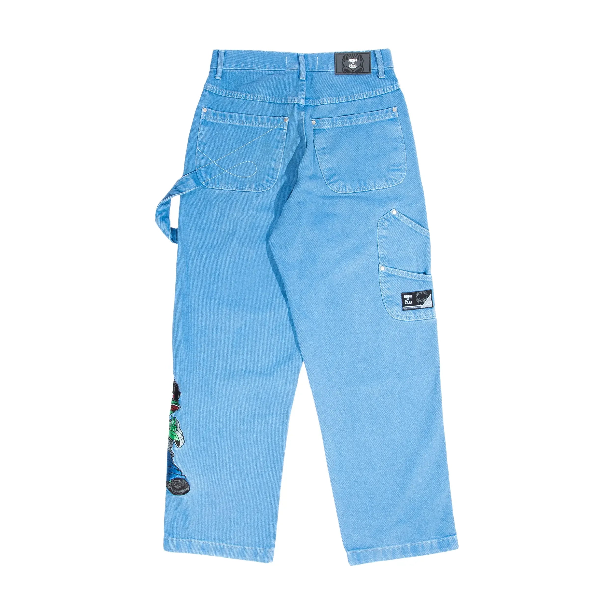 High &amp; ÖUS Denin Baggy Stoned Blue - Four Street