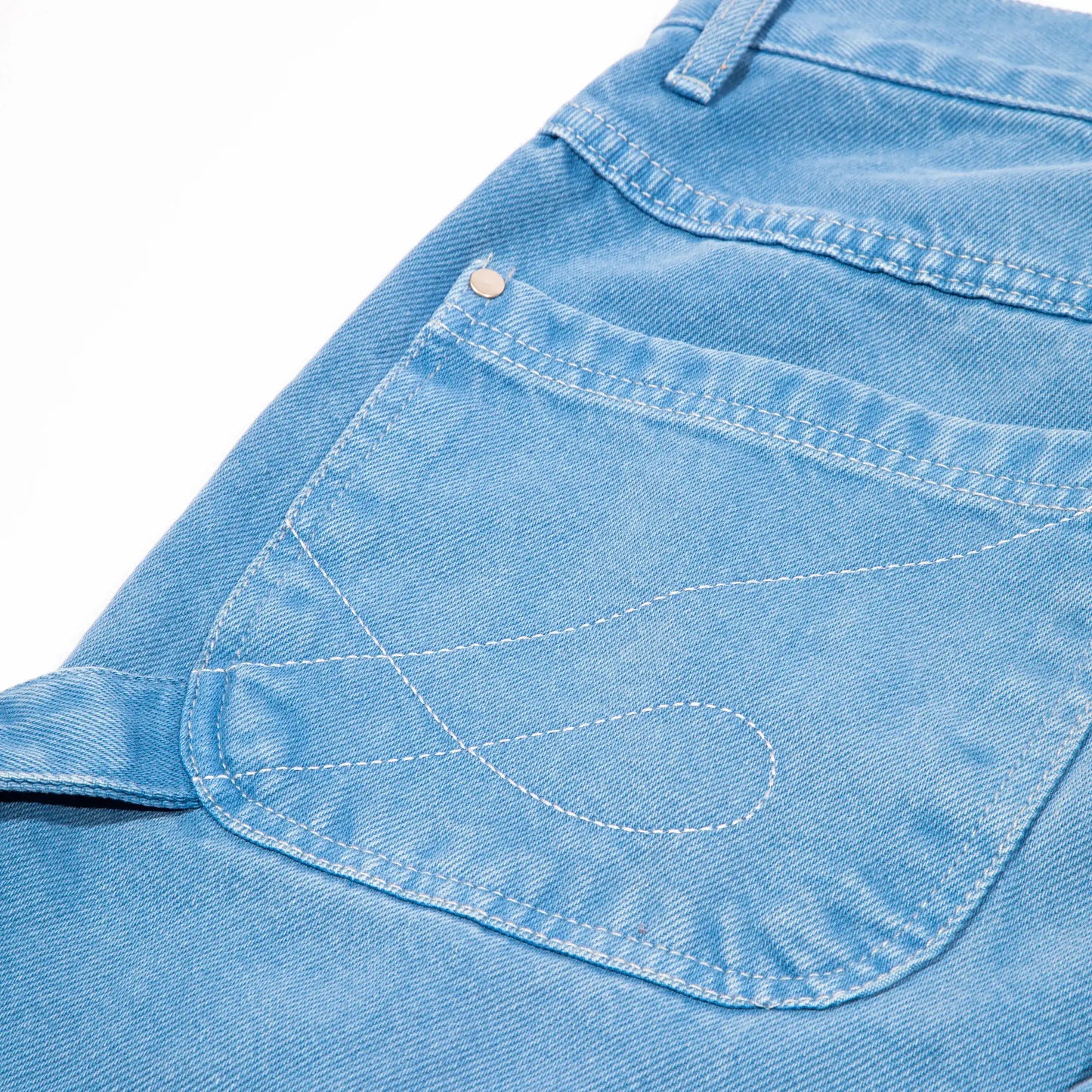 High &amp; ÖUS Denin Baggy Stoned Blue