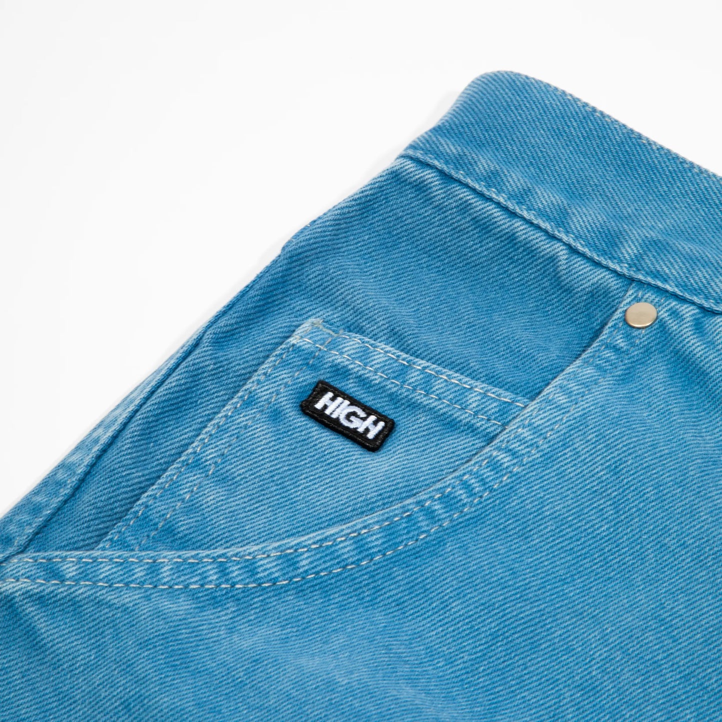 High &amp; ÖUS Denin Baggy Stoned Blue