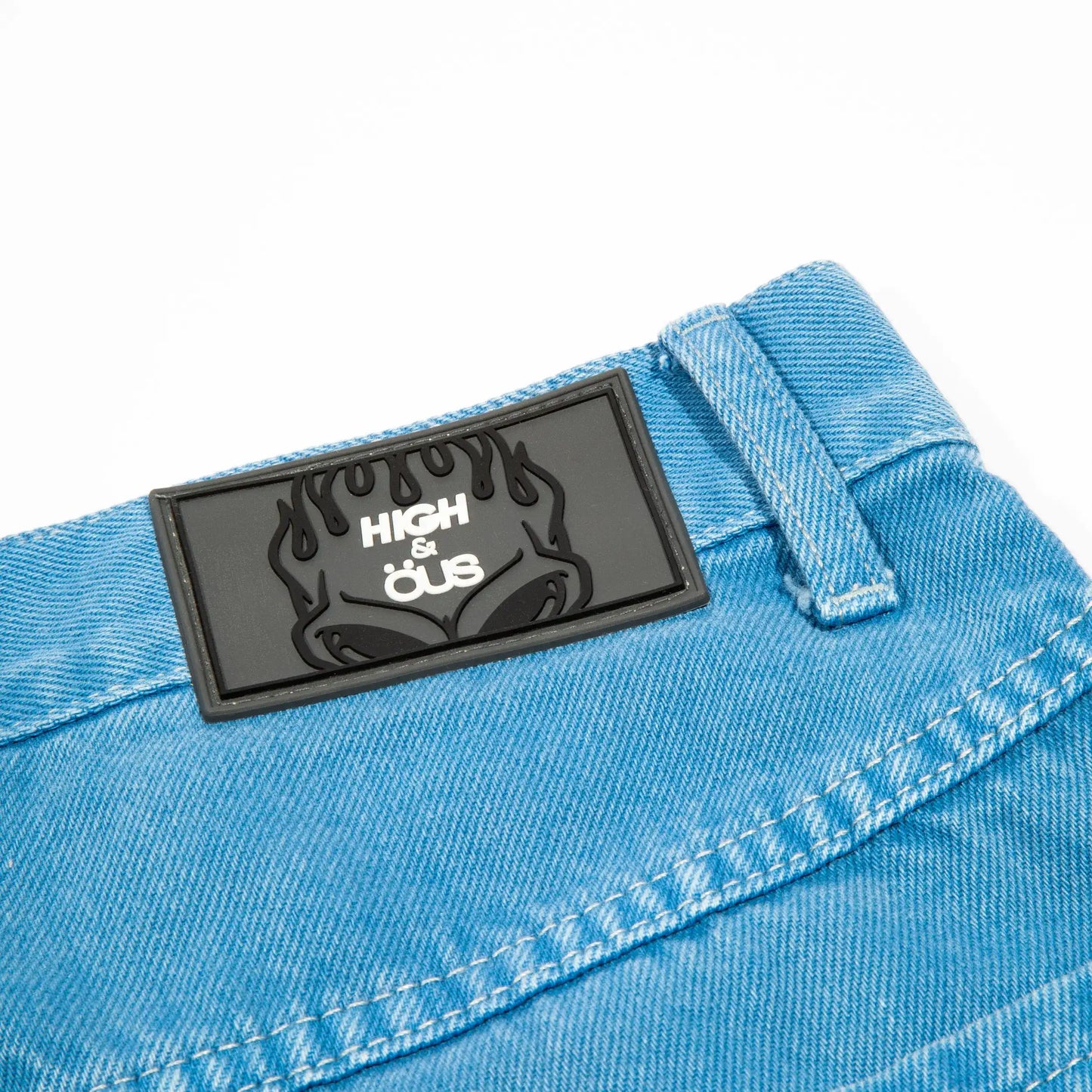 High &amp; ÖUS Denin Baggy Stoned Blue