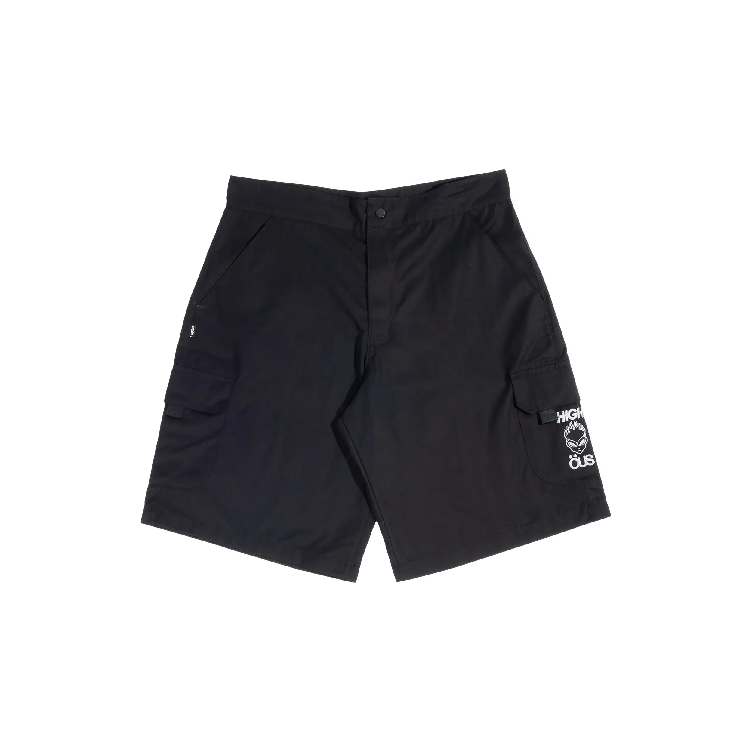High &amp; ÖUS Nylon Shorts Black - Four Street