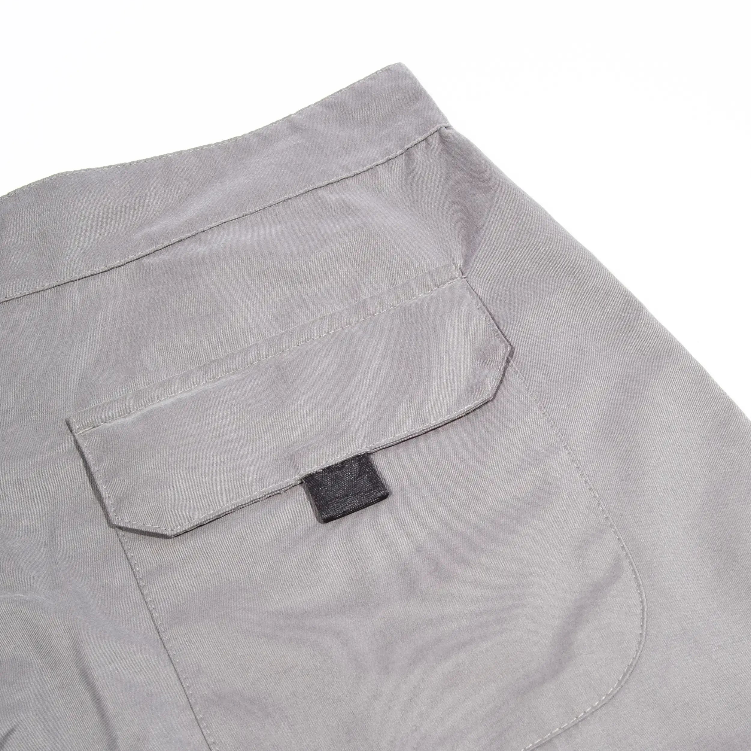 High &amp; ÖUS Nylon Shorts Grey - Four Street