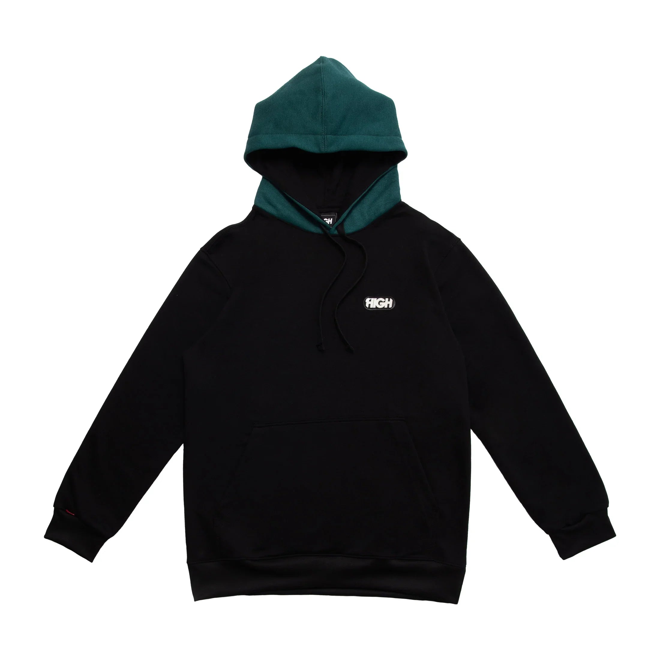 Hoodie Due Black/Green