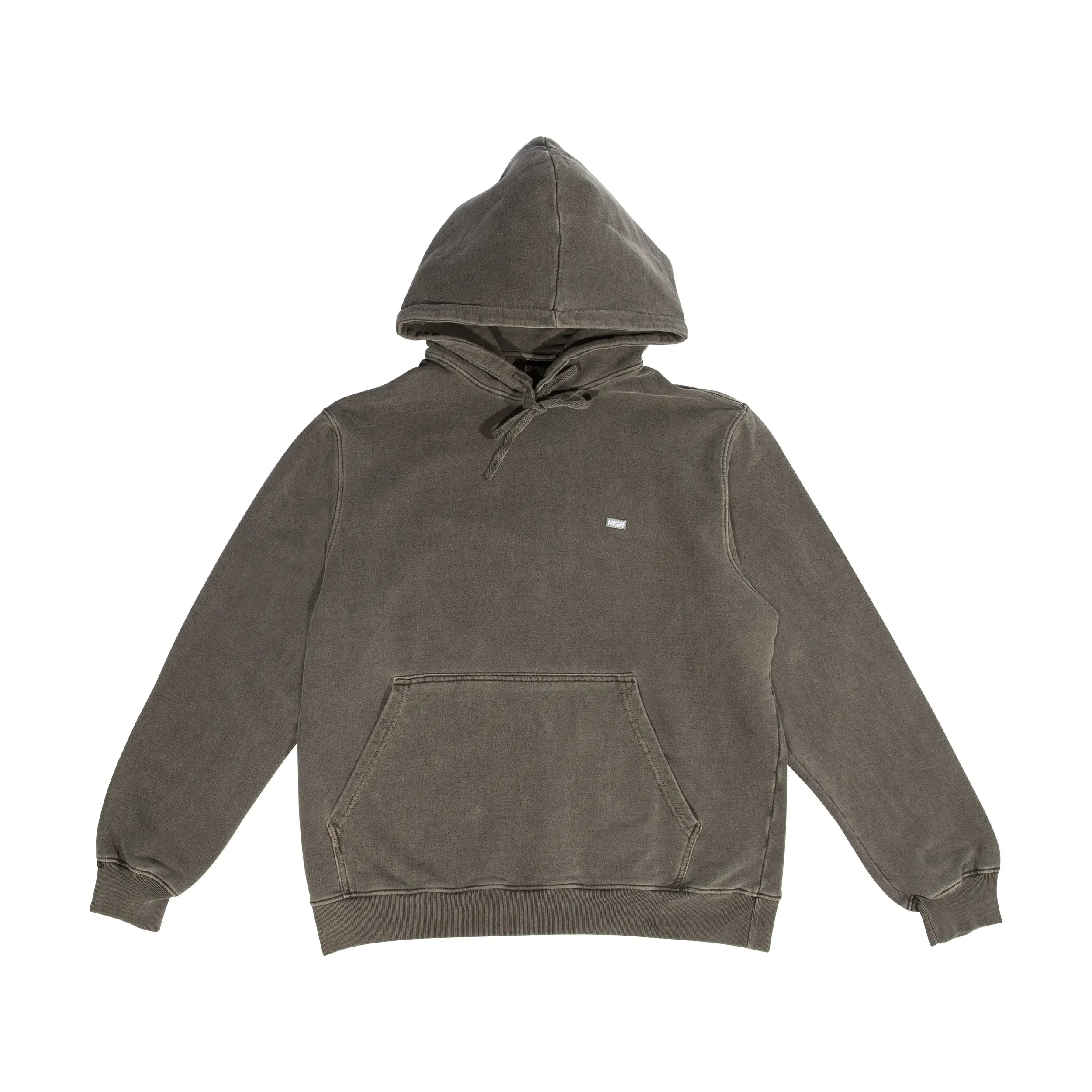 Hoodie Patch Washed Black - Four Street