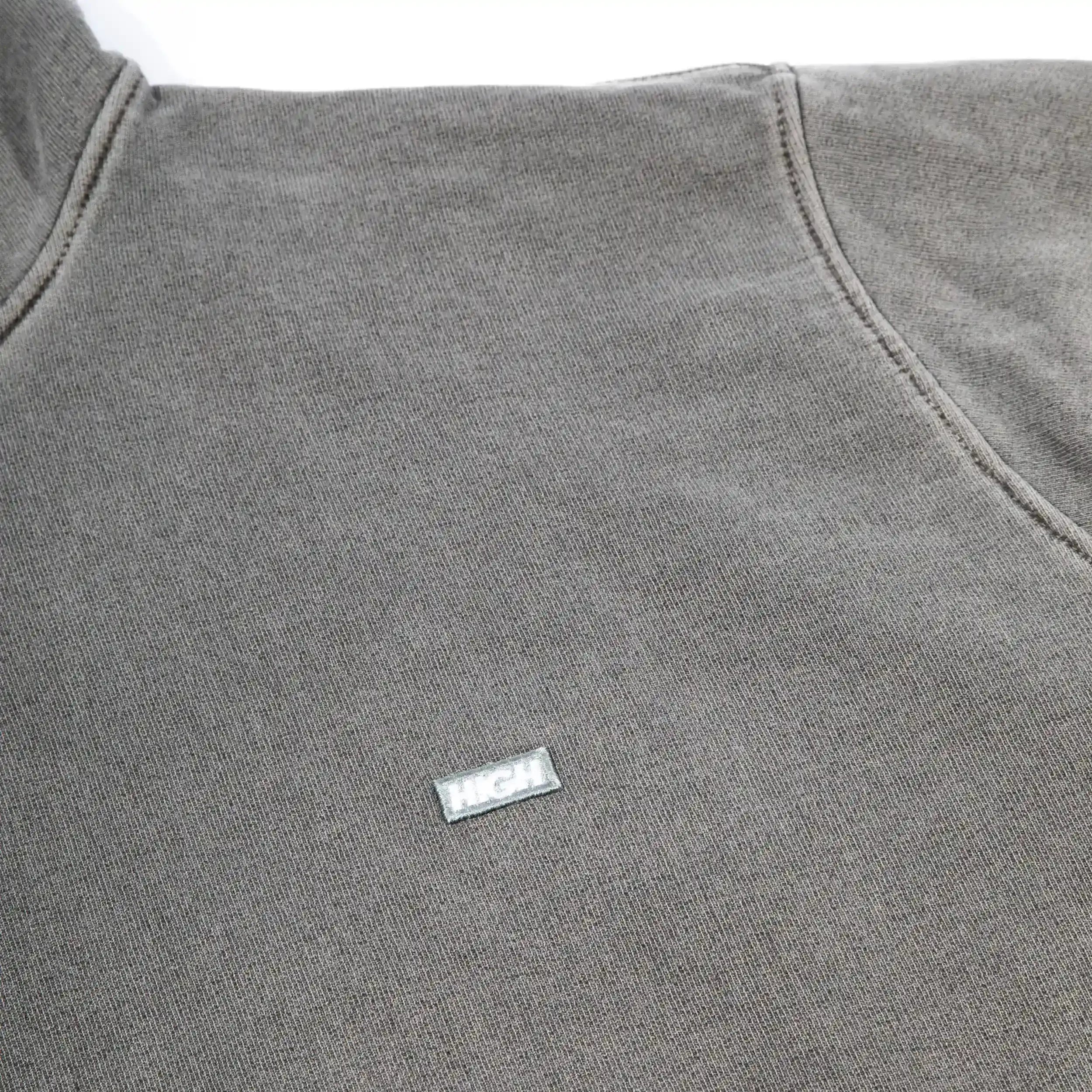 Hoodie Patch Washed Black - Four Street