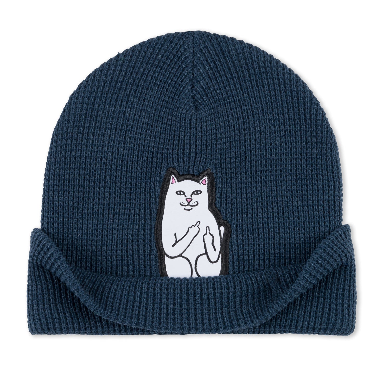 Lord Nermal Waffle Knit Beanie (Navy)