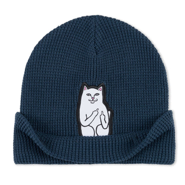 Lord Nermal Waffle Knit Beanie (Navy)