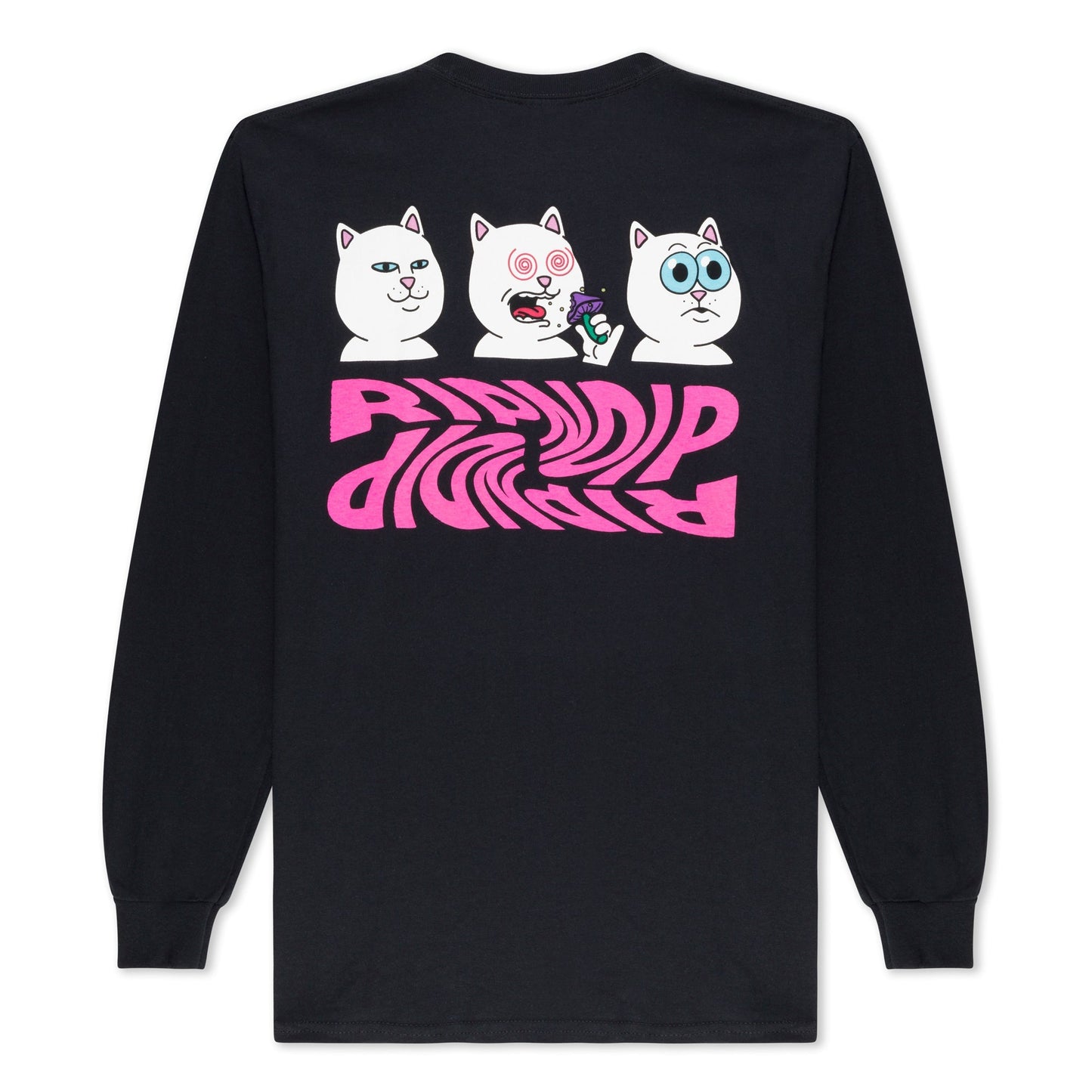 Shroom Diet Long Sleeve (Black) - Camiseta