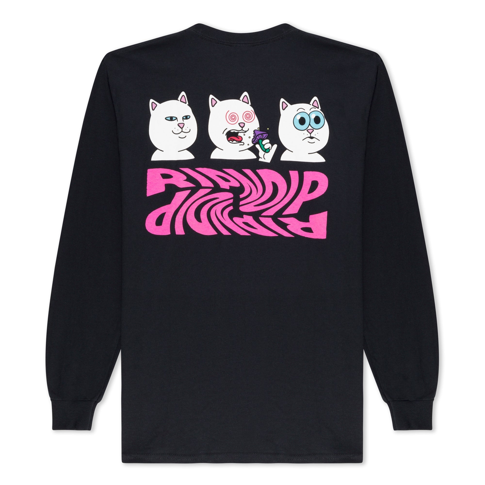 Shroom Diet Long Sleeve (Black) - Camiseta