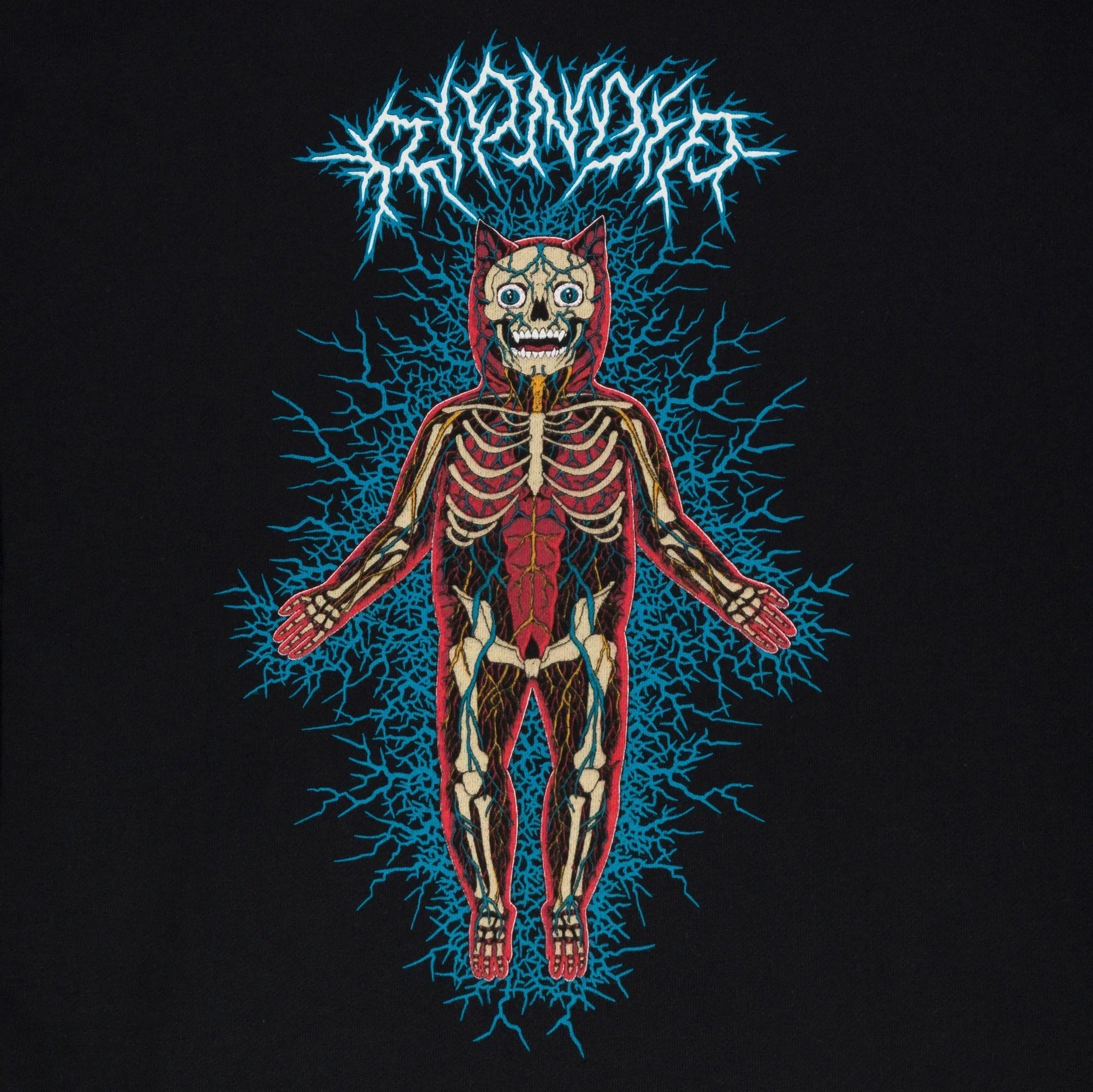 Nervous System Hoodie (Black) - Four Street