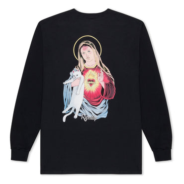 Mother Mary Long Sleeve (Black) - Camiseta