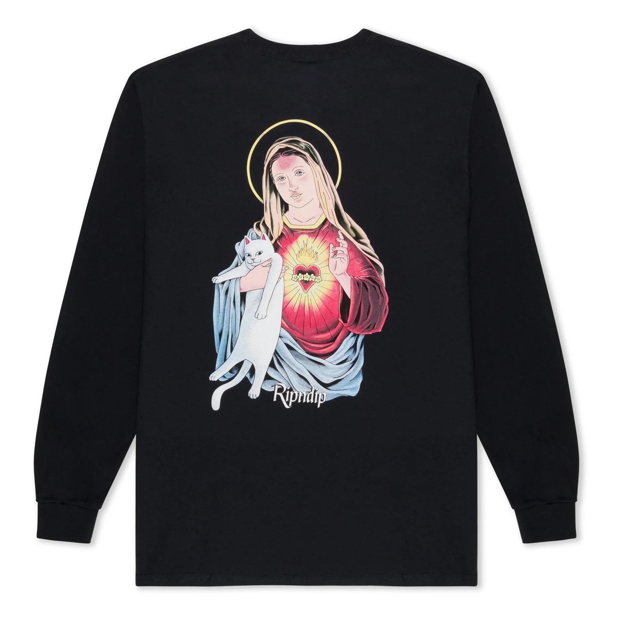 Mother Mary Long Sleeve (Black) - Camiseta - Four Street