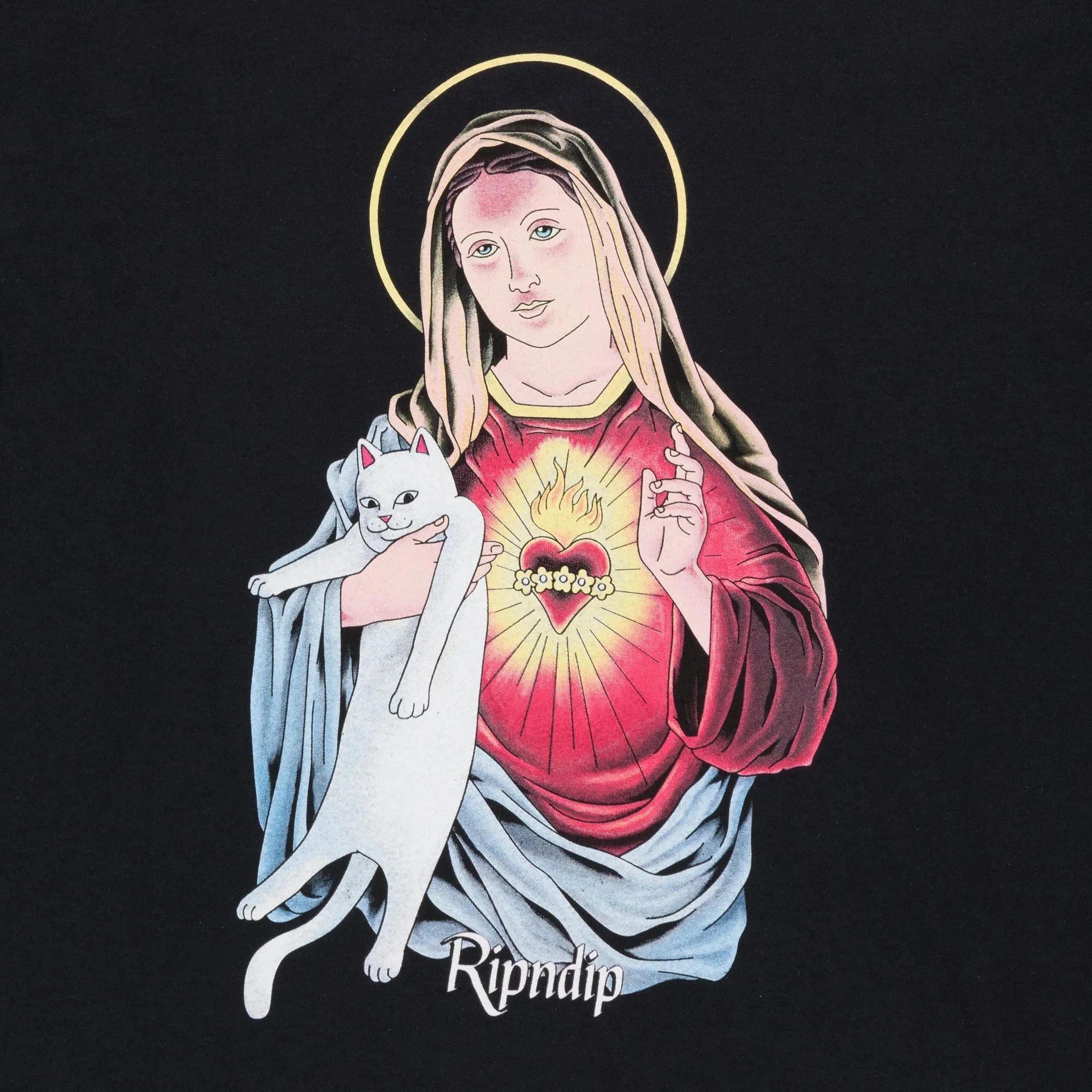 Mother Mary Long Sleeve (Black) - Camiseta - Four Street