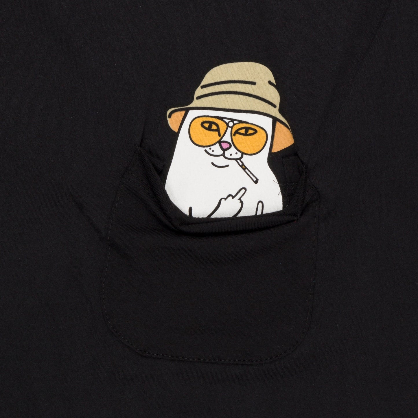 Lord Nermal S Thompson Pocket Tee (Black) - Camiseta