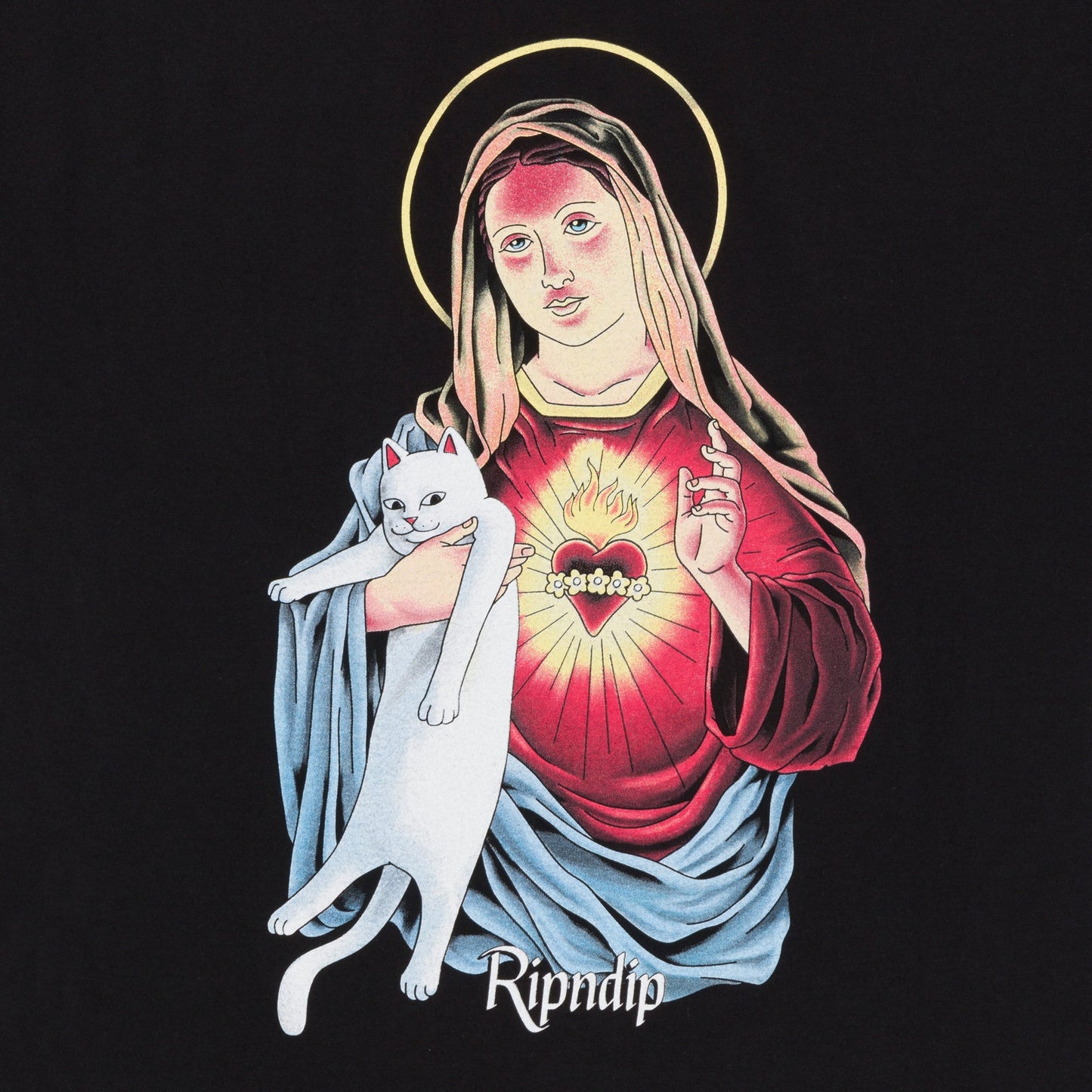 Mother Mary Tee (Black) - Camiseta