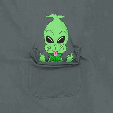Bah Humbug Pocket Tee (Charcoal) - Camiseta
