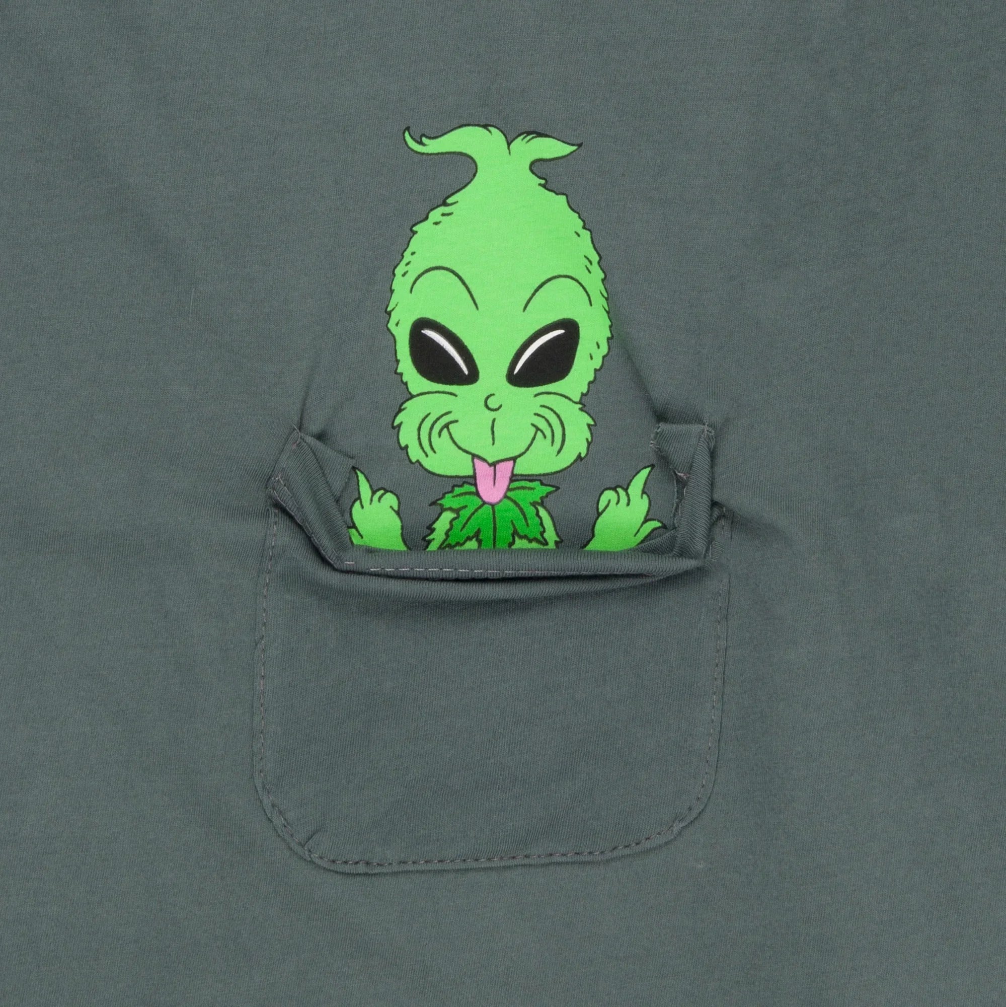 Bah Humbug Pocket Tee (Charcoal) - Camiseta - Four Street