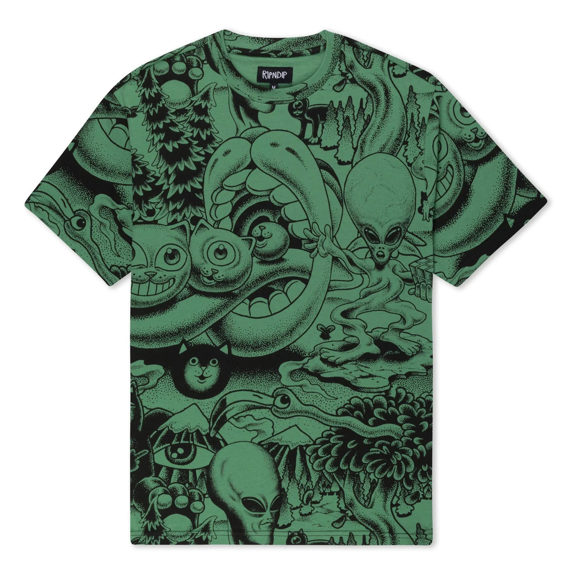 Dark Twisted Fantasy Tee (Olive/Black) - Camiseta - Four Street