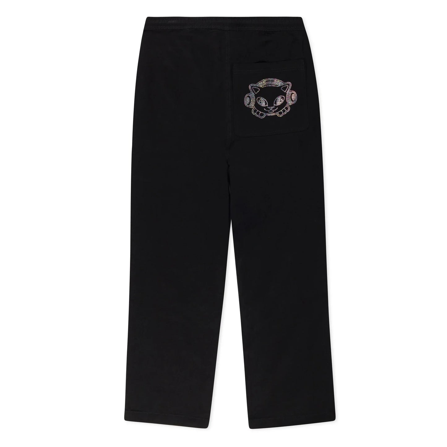 Kawaii Nerm Wide Leg Pants (Black) - Calça