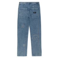 Kawaii Nerm Womens Wide Leg Pants (Medium Wash) - Calça
