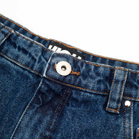 Jeans Pants Logo Line Blue