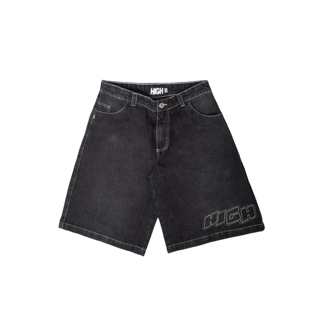 Jeans Shorts Hustle Black - Four Street