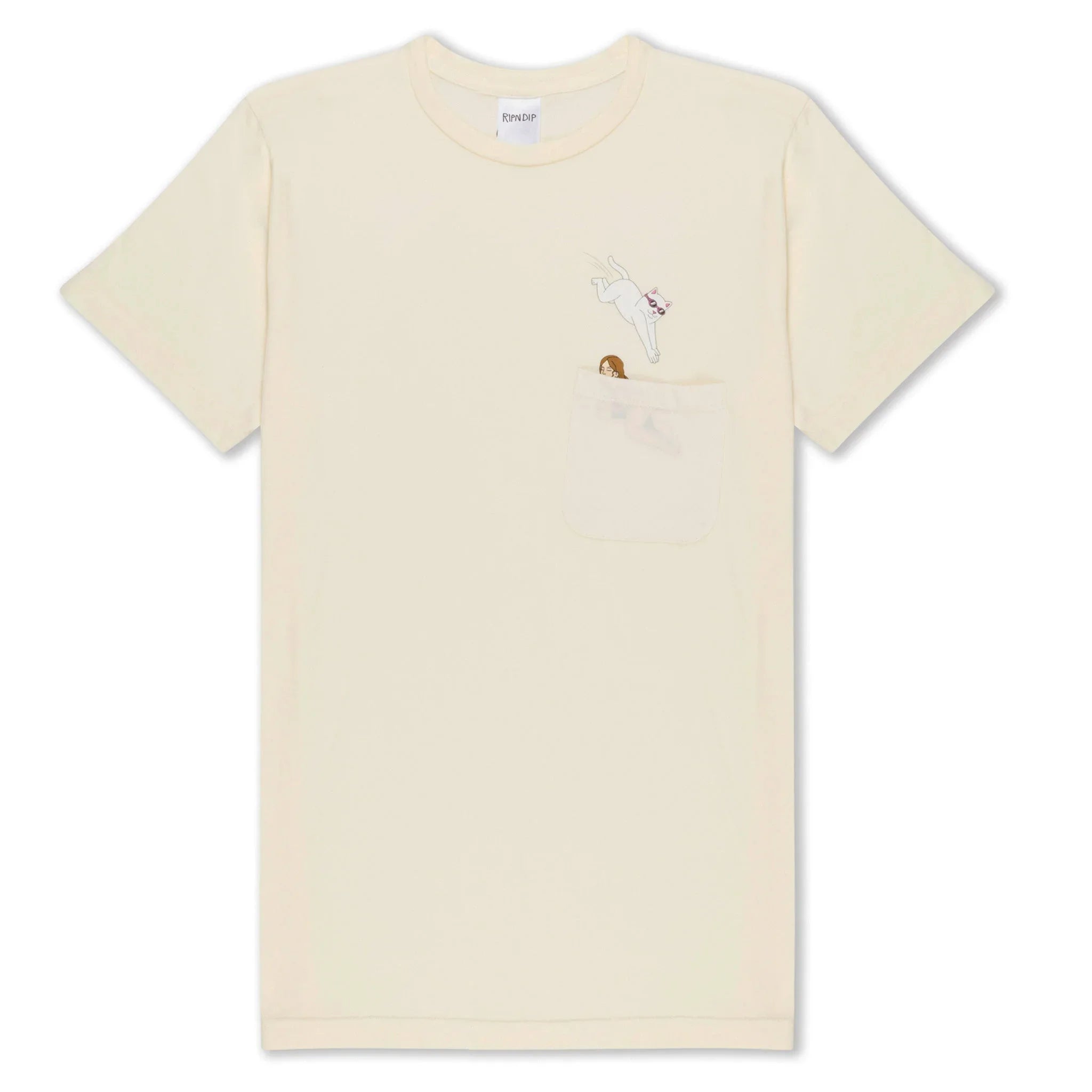 Jumpin In Pocket Tee (Natural) - Camiseta - Four Street