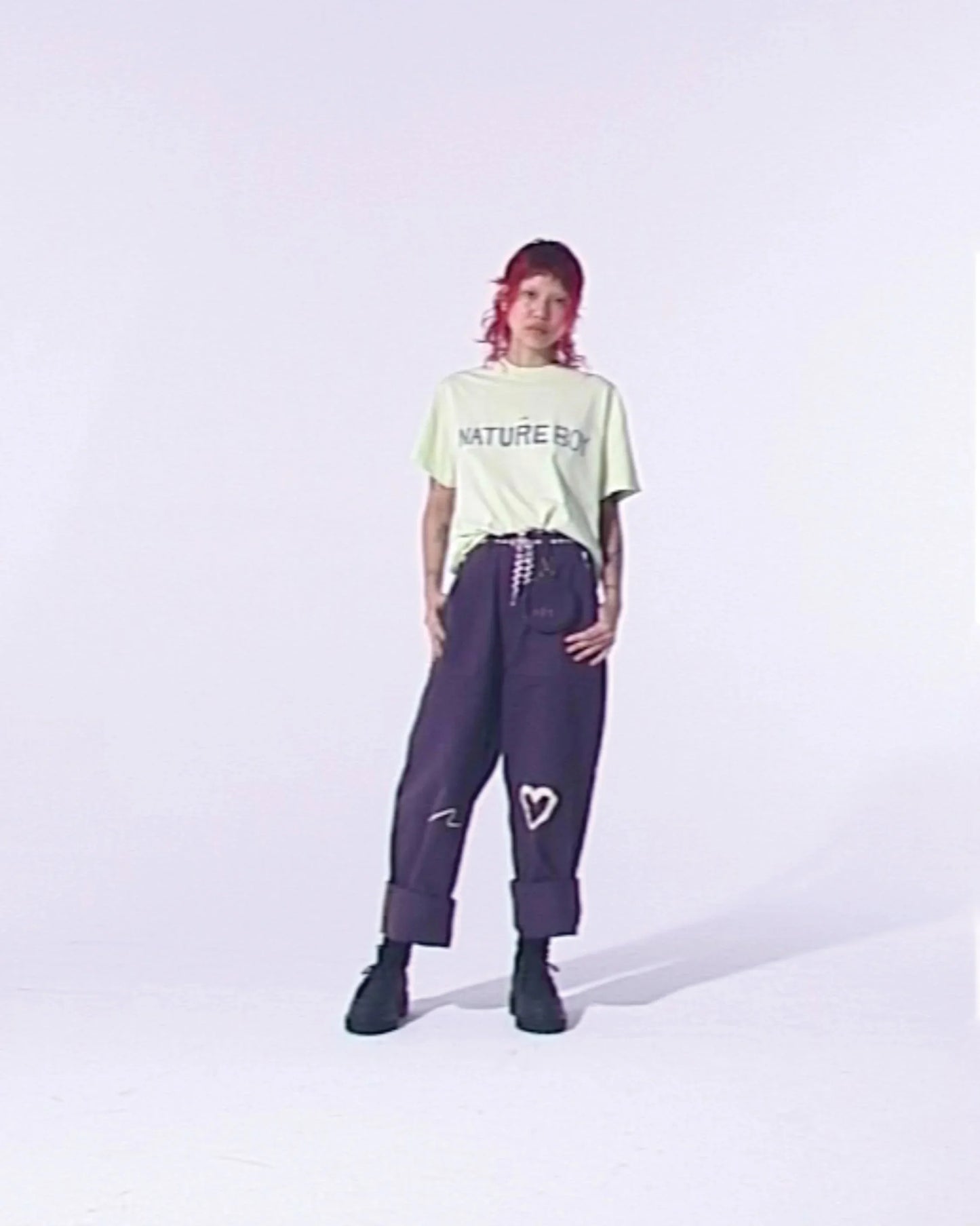 Selvedge Denim Pants - Purple