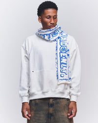 MOLETOM DURAG DE BRUXO CACHECOL DE TIME OFF WHITE