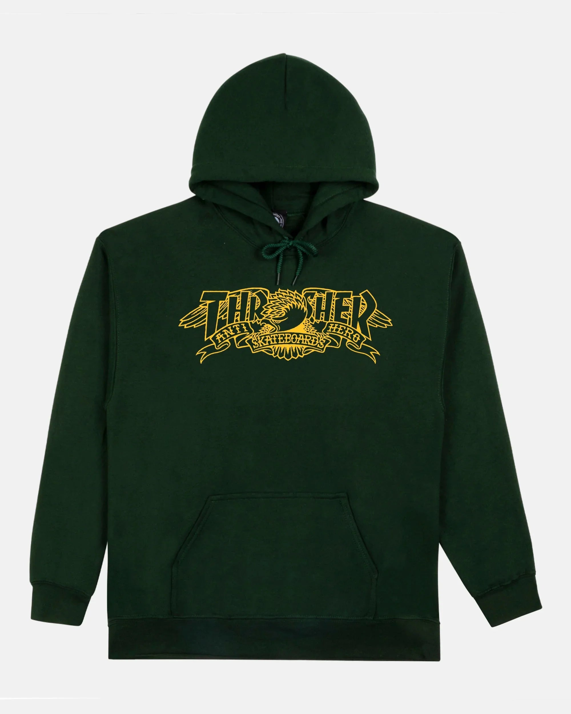 MAG BANNER - HOODIE - FOREST GREEN - Four Street