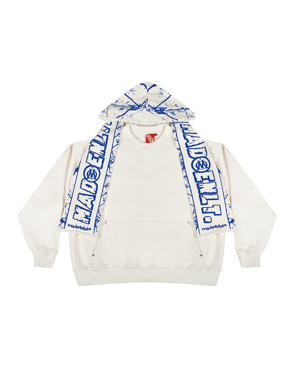 MOLETOM DURAG DE BRUXO CACHECOL DE TIME OFF WHITE