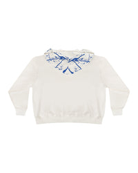 MOLETOM DURAG DE BRUXO CACHECOL DE TIME OFF WHITE