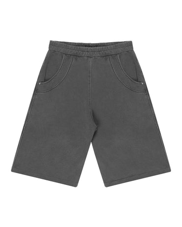 BERMUDA MOLETINHO DOUBLE HAND PRETO