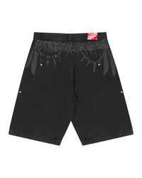 BERMUDA JEANS CURVALÍNEA CINTO TRIBAL