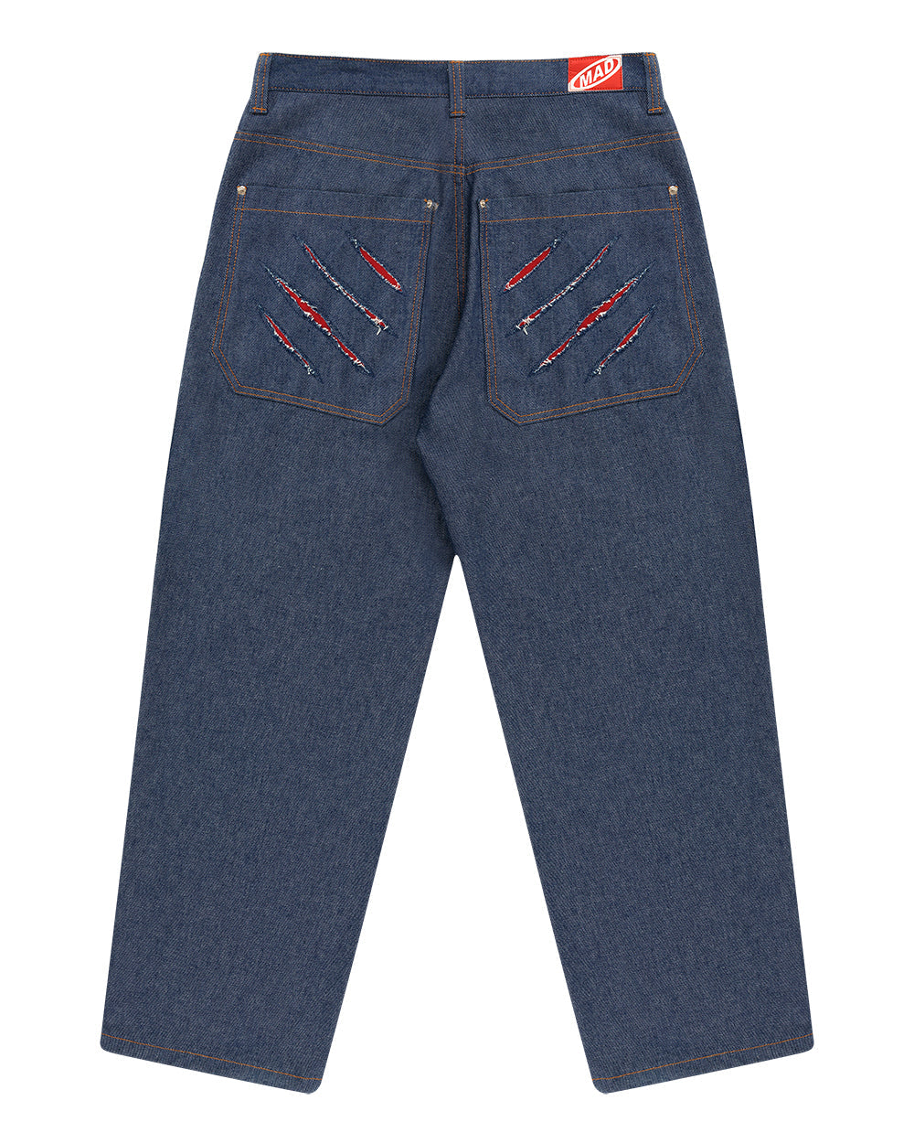CALÇA JEANS RASGO DENTE DE SABRE