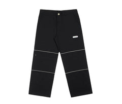 Minimal Twill Pants in Black